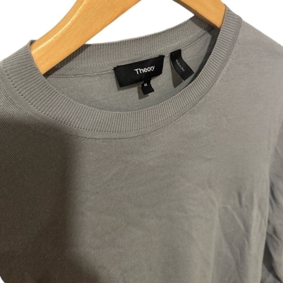 Theory Crewneck Sweater in Regal Wool - Picture 3 of 5